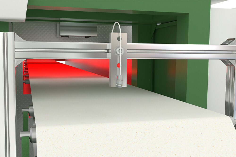 Sledování procesu sušení při výrobě papíru pomocí thermoMETER UC