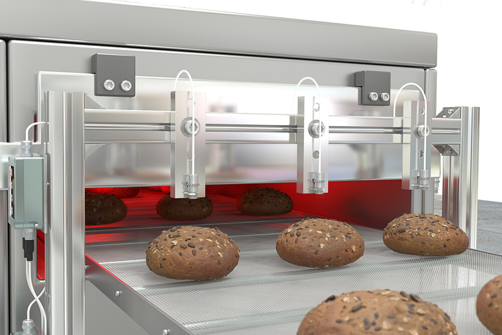 Měření teploty pečiva