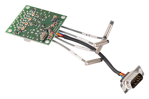 Naklonění zrcátka pomocí ultra přesných senzorů