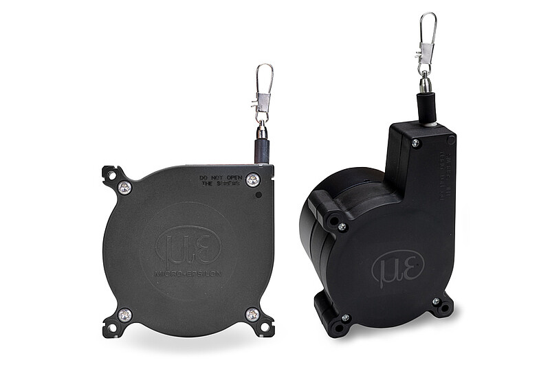 Mechanika snímače s tažným lanem s plastovým pouzdrem