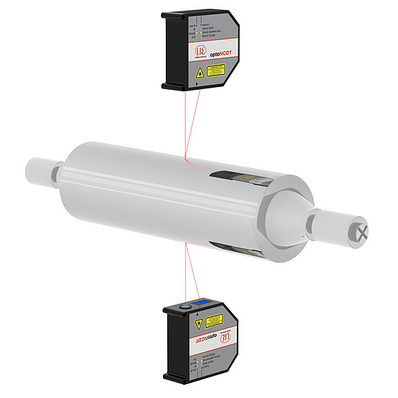 Měření na lesklém kovovém povrchu