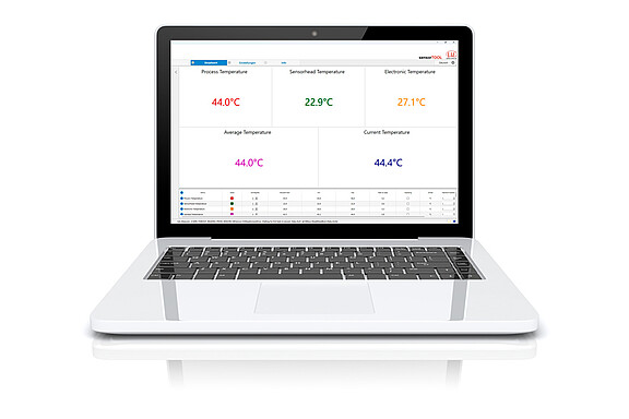 Software sensorTOOL pro vyhodnocování a parametrizaci