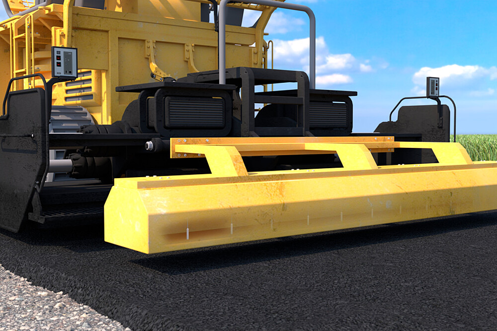 Měření teploty asfaltu po nanesení